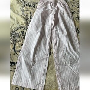 NWT Better Together Size XS Pink And White Striped Pajama Pants